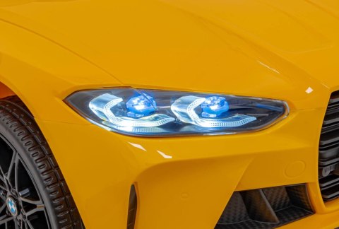 Auto Na Akumulator Pojazd BMW M4 Żółty Auto Na Akumulator Pojazd BMW M4 Żółty