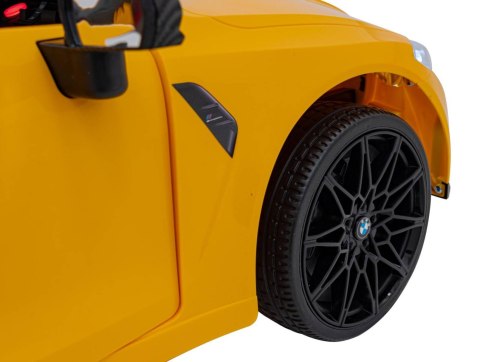 Auto Na Akumulator Pojazd BMW M4 Żółty Auto Na Akumulator Pojazd BMW M4 Żółty