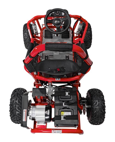 Gokart Na Akumulator Pojazd MUD MONSTER Czerwony Gokart Na Akumulator Pojazd MUD MONSTER Czerwony