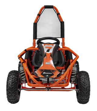 Gokart Na Akumulator Pojazd MUD MONSTER Pomarańczowy