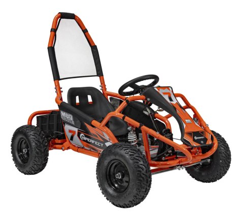 Gokart Na Akumulator Pojazd MUD MONSTER Pomarańczowy