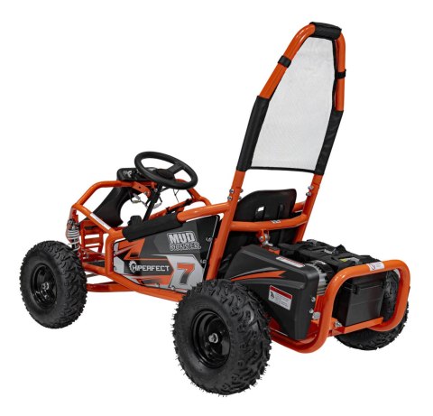 Gokart Na Akumulator Pojazd MUD MONSTER Pomarańczowy