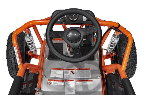 Gokart Na Akumulator Pojazd MUD MONSTER Pomarańczowy
