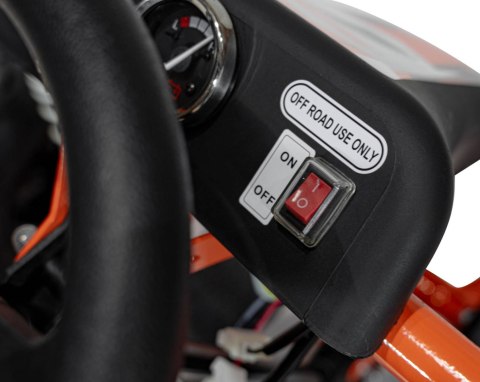 Gokart Na Akumulator Pojazd MUD MONSTER Pomarańczowy