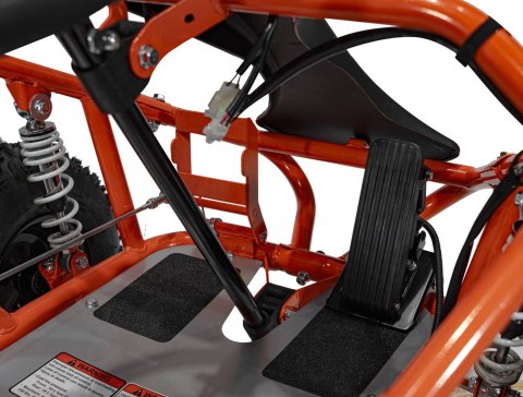 Gokart Na Akumulator Pojazd MUD MONSTER Pomarańczowy