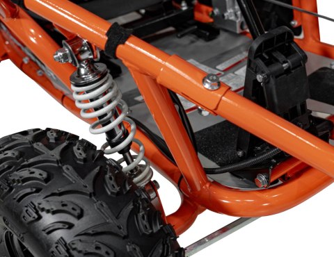 Gokart Na Akumulator Pojazd MUD MONSTER Pomarańczowy