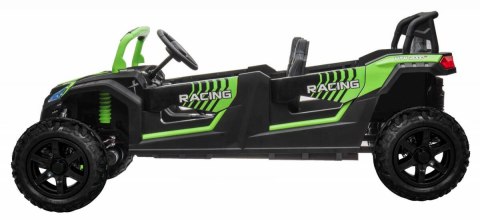 Auto Na Akumulator 4-osobowy Buggy ATV RACING UTV2000 Bateria Li-ion Zielon Auto Na Akumulator 4-osobowy Buggy ATV RACING UTV2000 Bateria Li-ion Zielon