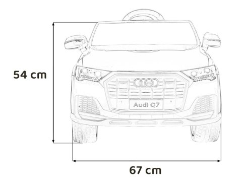 Auto Na Akumulator Pojazd Audi Q7 NEW LIFT Niebieski