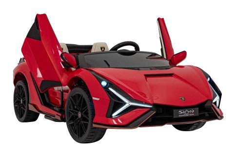 Auto Na Akumulator Pojazd Lamborghini SIAN Czerwony