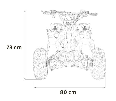 Mini Quad Spalinowy Pojazd RENEGADE HIPERFECT 110CC Zielony
