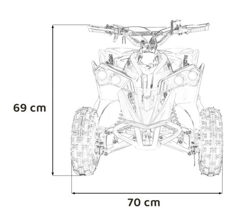 Mini Quad Spalinowy Pojazd RENEGADE HIPERFECT 49CC Zielony