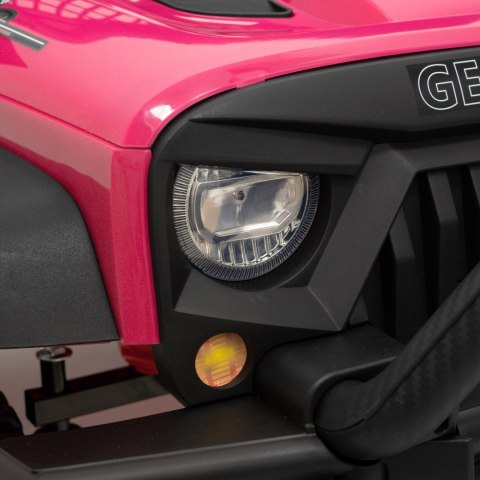 Auto Na Akumulator Terenowe Geoland Power Różowy Pilot Silniki Bagażnik LED Auto Na Akumulator Terenowe Geoland Power Różowy Pilot Silniki Bagażnik LED