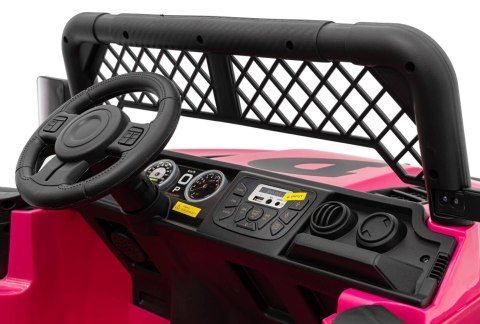 Auto Na Akumulator Terenowe Geoland Power Różowy Pilot Silniki Bagażnik LED Auto Na Akumulator Terenowe Geoland Power Różowy Pilot Silniki Bagażnik LED