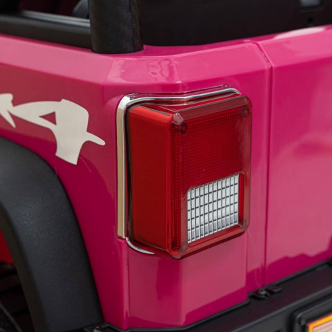 Auto Na Akumulator Terenowe Geoland Power Różowy Pilot Silniki Bagażnik LED Auto Na Akumulator Terenowe Geoland Power Różowy Pilot Silniki Bagażnik LED