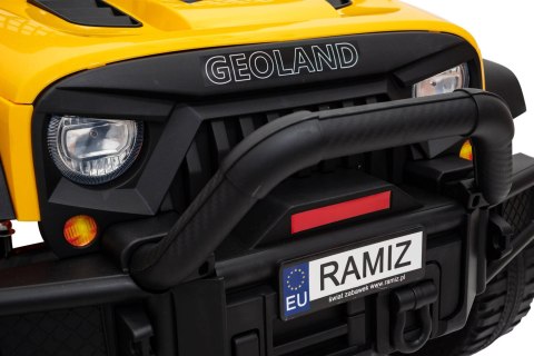 Auto Na Akumulator Terenowe Geoland Power Żółty Pilot Silniki Bagażnik LED Auto Na Akumulator Terenowe Geoland Power Żółty Pilot Silniki Bagażnik LED