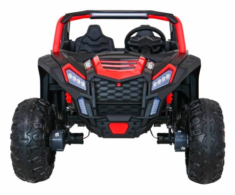 Auto Na Akumulator Buggy ATV Racing Czerwony Napęd 4x4 Pilot MP3 LED EVA