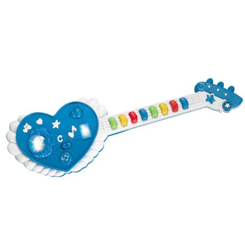 GITARA INTERAKTYWNA DLA DZIECI EFEKTY ŚWIETLNE SERCE INSTRUMENT MUZYCZNY GITARA INTERAKTYWNA DLA DZIECI EFEKTY ŚWIETLNE SERCE INSTRUMENT MUZYCZNY