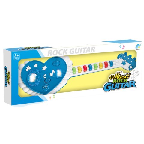 GITARA INTERAKTYWNA DLA DZIECI EFEKTY ŚWIETLNE SERCE INSTRUMENT MUZYCZNY GITARA INTERAKTYWNA DLA DZIECI EFEKTY ŚWIETLNE SERCE INSTRUMENT MUZYCZNY