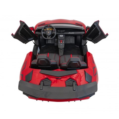 Auto Na Akumulator Lamborghini Aventador Czerwony Silnik bezszczotkowy LED Auto Na Akumulator Lamborghini Aventador Czerwony Silnik bezszczotkowy LED