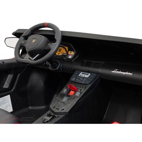Auto Na Akumulator Lamborghini Aventador Czerwony Silnik bezszczotkowy LED Auto Na Akumulator Lamborghini Aventador Czerwony Silnik bezszczotkowy LED