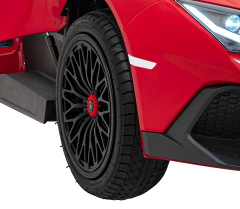 Auto Na Akumulator Lamborghini Aventador Czerwony Silnik bezszczotkowy LED Auto Na Akumulator Lamborghini Aventador Czerwony Silnik bezszczotkowy LED