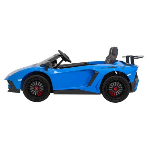 Auto Na Akumulator Lamborghini Aventador Niebieski Silnik bezszczotkowy LED Auto Na Akumulator Lamborghini Aventador Niebieski Silnik bezszczotkowy LED