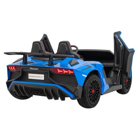 Auto Na Akumulator Lamborghini Aventador Niebieski Silnik bezszczotkowy LED Auto Na Akumulator Lamborghini Aventador Niebieski Silnik bezszczotkowy LED