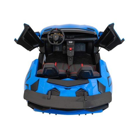 Auto Na Akumulator Lamborghini Aventador Niebieski Silnik bezszczotkowy LED Auto Na Akumulator Lamborghini Aventador Niebieski Silnik bezszczotkowy LED