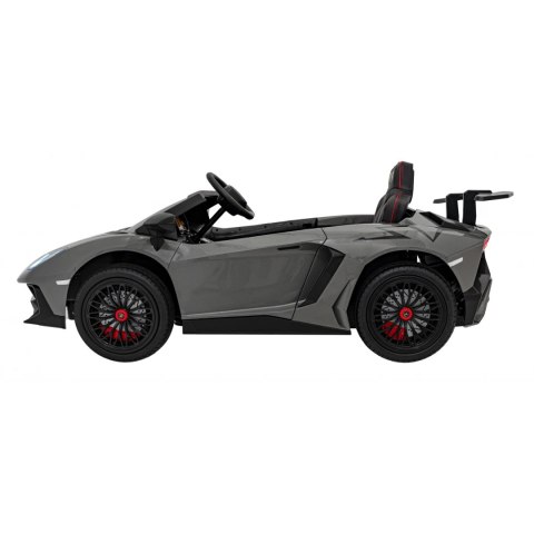 Auto Na Akumulator Lamborghini Aventador Szary Silnik bezszczotkowy LED Auto Na Akumulator Lamborghini Aventador Szary Silnik bezszczotkowy LED