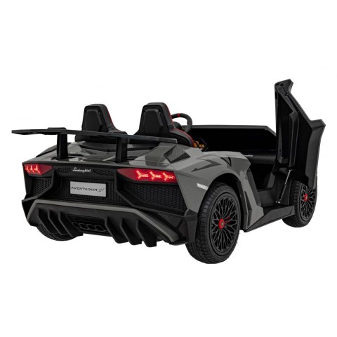 Auto Na Akumulator Lamborghini Aventador Szary Silnik bezszczotkowy LED Auto Na Akumulator Lamborghini Aventador Szary Silnik bezszczotkowy LED