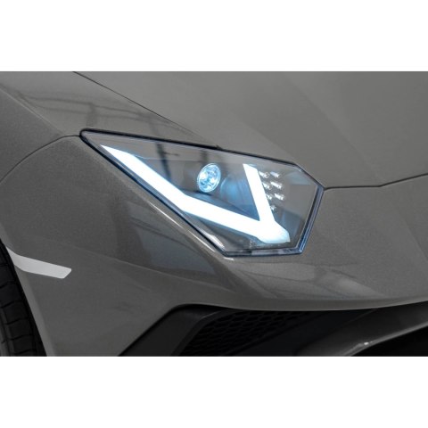 Auto Na Akumulator Lamborghini Aventador Szary Silnik bezszczotkowy LED Auto Na Akumulator Lamborghini Aventador Szary Silnik bezszczotkowy LED