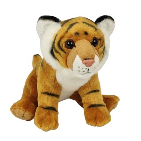 Maskotka Tygrys Brązowy Siedzący Pluszak 18cm Miękka Przytulanka Miś Maskotka Tygrys Brązowy Siedzący Pluszak 18cm Miękka Przytulanka Miś