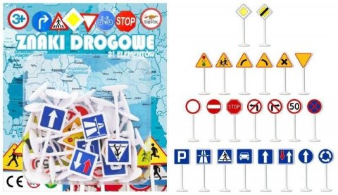ZNAKI DROGOWE 21 ELEMENTÓW ZNAKI DROGOWE 21 ELEMENTÓW