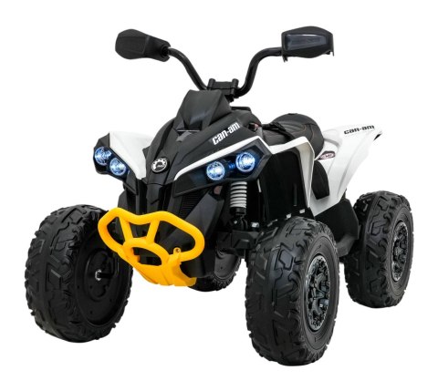 Mini Quad Na Akumulator Maverick ATV Biały LED EVA Panel Audio MP3
