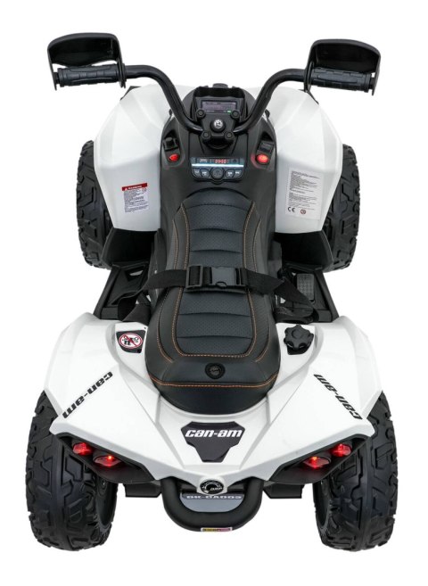 Mini Quad Na Akumulator Maverick ATV Biały LED EVA Panel Audio MP3