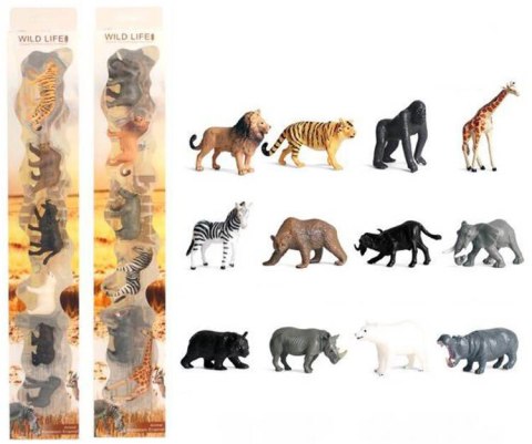 ZWIERZĘTA ZOO 6 SZTUK ZWIERZĘTA ZOO 6 SZTUK