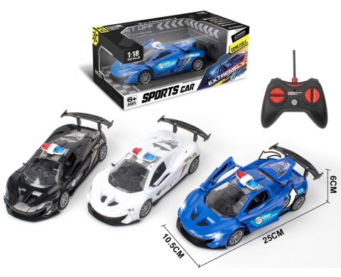 AUTO SPORTOWE POLICJA NA RADIO 1szt AUTO SPORTOWE POLICJA NA RADIO 1szt
