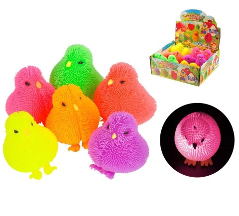 KURCZAK MIĘKKI ŚWIECĄCY Squishy 1szt KURCZAK MIĘKKI ŚWIECĄCY Squishy 1szt