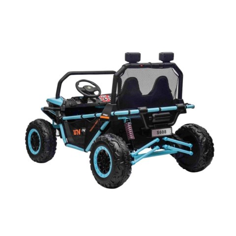 Auto Na Akumulator Pojazd Buggy FASTER 4x4 Niebieski MP3 LED Ekoskóra Auto Na Akumulator Pojazd Buggy FASTER 4x4 Niebieski MP3 LED Ekoskóra