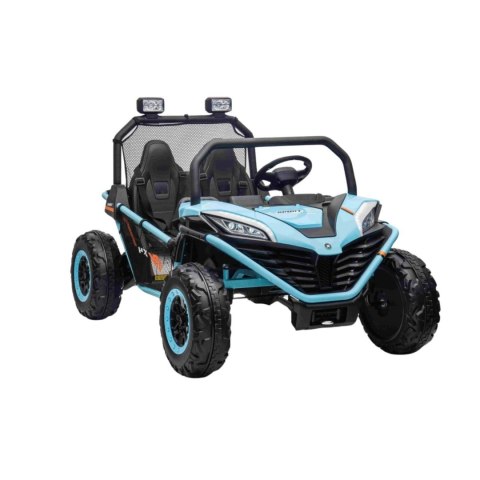 Auto Na Akumulator Pojazd Buggy FASTER 4x4 Niebieski MP3 LED Ekoskóra Auto Na Akumulator Pojazd Buggy FASTER 4x4 Niebieski MP3 LED Ekoskóra