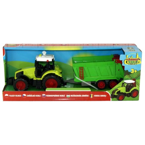INTERAKTYWNY TRAKTOR CIĄGNIK PRZYCZEPA ROZRZUTNIK INTERAKTYWNY TRAKTOR CIĄGNIK PRZYCZEPA ROZRZUTNIK