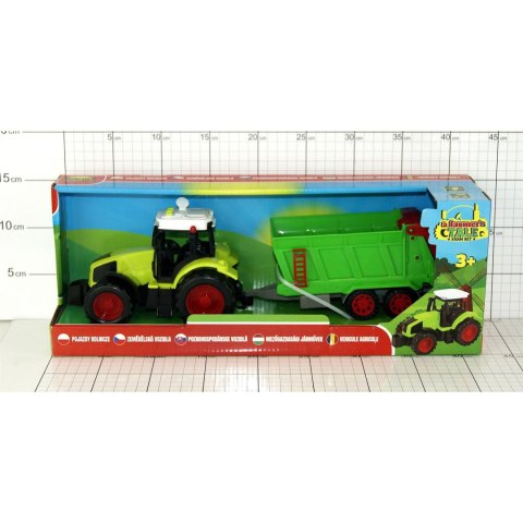 INTERAKTYWNY TRAKTOR CIĄGNIK PRZYCZEPA ROZRZUTNIK INTERAKTYWNY TRAKTOR CIĄGNIK PRZYCZEPA ROZRZUTNIK