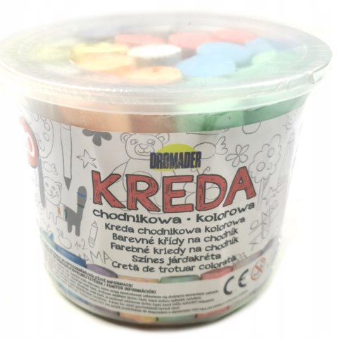 KREDA CHODNIKOWA SZKOLNA KOLOR BEZPYŁOWA GRUBA 20s KREDA CHODNIKOWA SZKOLNA KOLOR BEZPYŁOWA GRUBA 20s