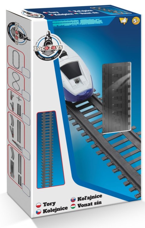LocoToys STWÓRZ WŁASNĄ KOLEJKĘ I BUDUJ - tory uzup.1254698 LocoToys STWÓRZ WŁASNĄ KOLEJKĘ I BUDUJ - tory uzup.1254698