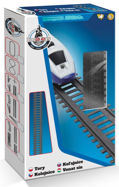 LocoToys STWÓRZ WŁASNĄ KOLEJKĘ I BUDUJ - tory uzup. 1254699 LocoToys STWÓRZ WŁASNĄ KOLEJKĘ I BUDUJ - tory uzup. 1254699