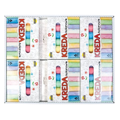 KREDA CHODNIKOWA -GRUBA -6szt.TR-21159 KREDA CHODNIKOWA -GRUBA -6szt.TR-21159