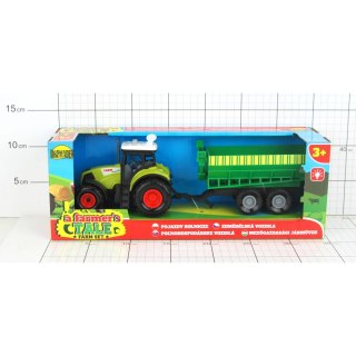 TRAKTOR Z PRZYCZEPĄ (DŹWIĘKI) W PUDEŁKU