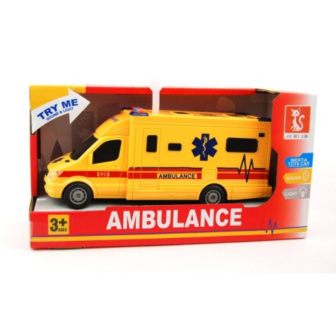 AMBULANS ŚWIATŁO/DŹWIĘKI W PUDEŁKU 1 SZT. AMBULANS ŚWIATŁO/DŹWIĘKI W PUDEŁKU 1 SZT.