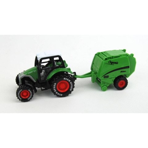 TRAKTOR METALOWY Z PRZYCZEPĄ W PUDEŁKU 1 SZT. TRAKTOR METALOWY Z PRZYCZEPĄ W PUDEŁKU 1 SZT.