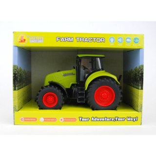 POJAZD TRAKTOR EFEKTY DŹWIĘKOWE I SWIATŁA W PUDEŁKU